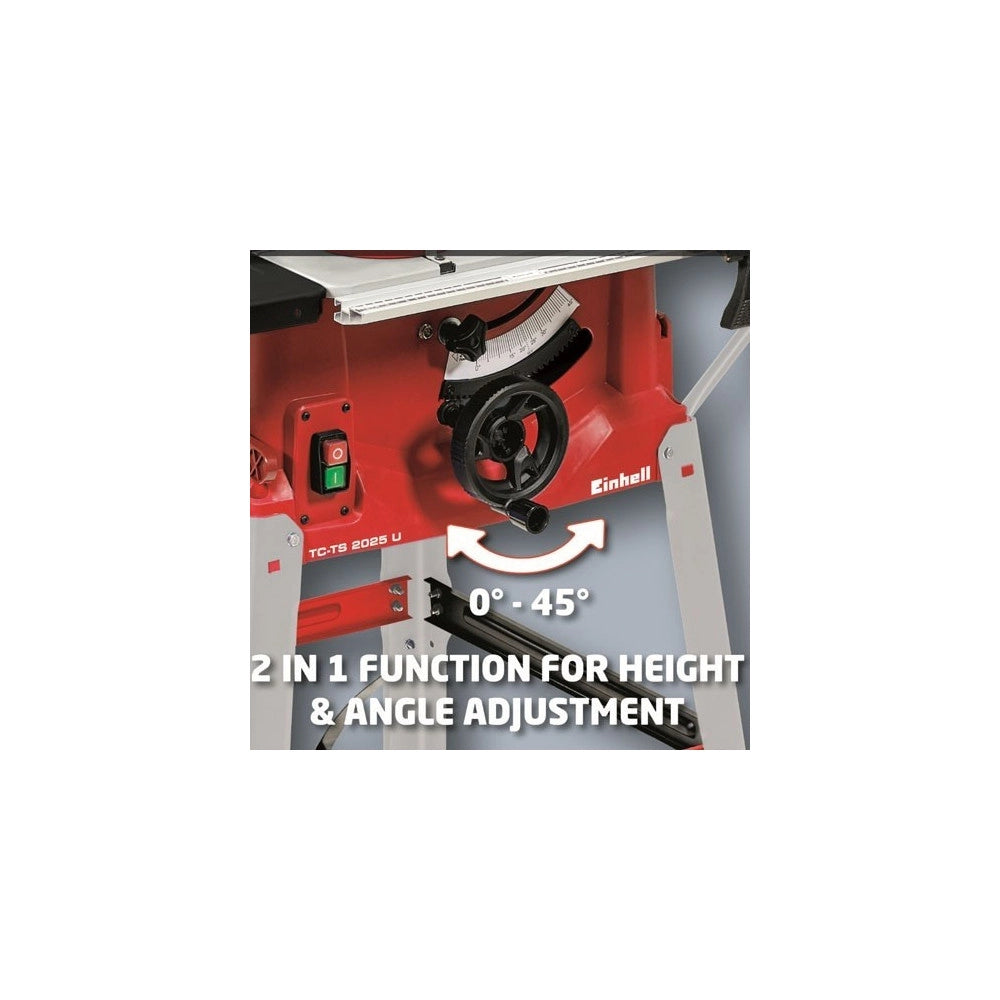 Trade Shop - Sega Circolare Da Banco Einhell Tc-ts 2025 U Lama 250 Mm Motore 1800w -