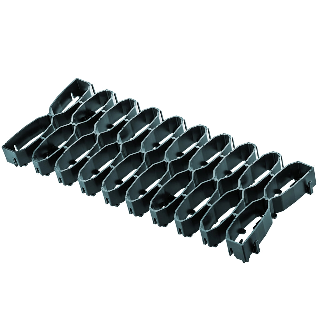 Griglia per prato KADAX per robot tagliaerba, ideale per superfici curve, 47 cm, set da 10 pezzi