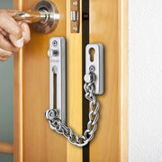 Slot di sicurezza per porta interna Catena di sicurezza in acciaio inossidabile Protezione della casa con slot di sicurezza per porta interna