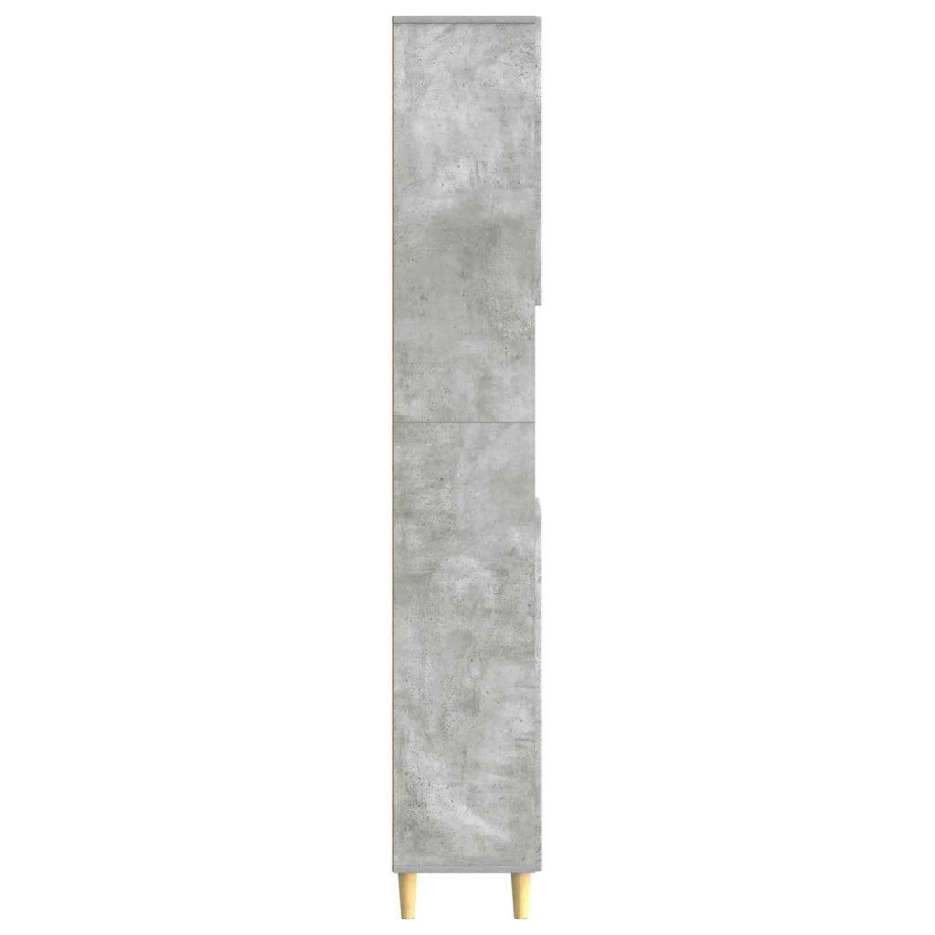 Armadio da Bagno con Ripiano Aperto ARNHEM Grigio Cemento 896598