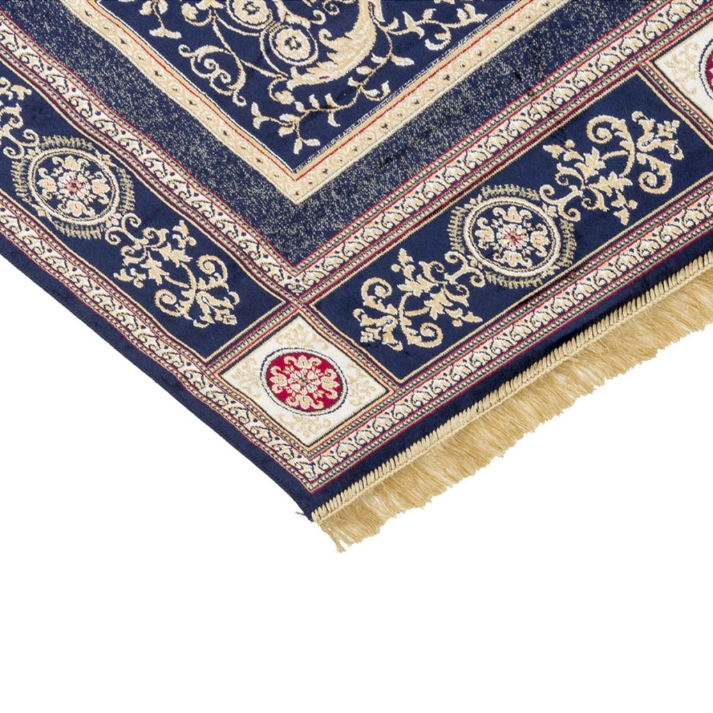 Tappeto RUBINE 350 Imperial BLU cm.140x190 disegno classico persiano stile orientale tradizionale. Tappeto salotto, soggiorno, camera da letto, ingresso, corridoio.