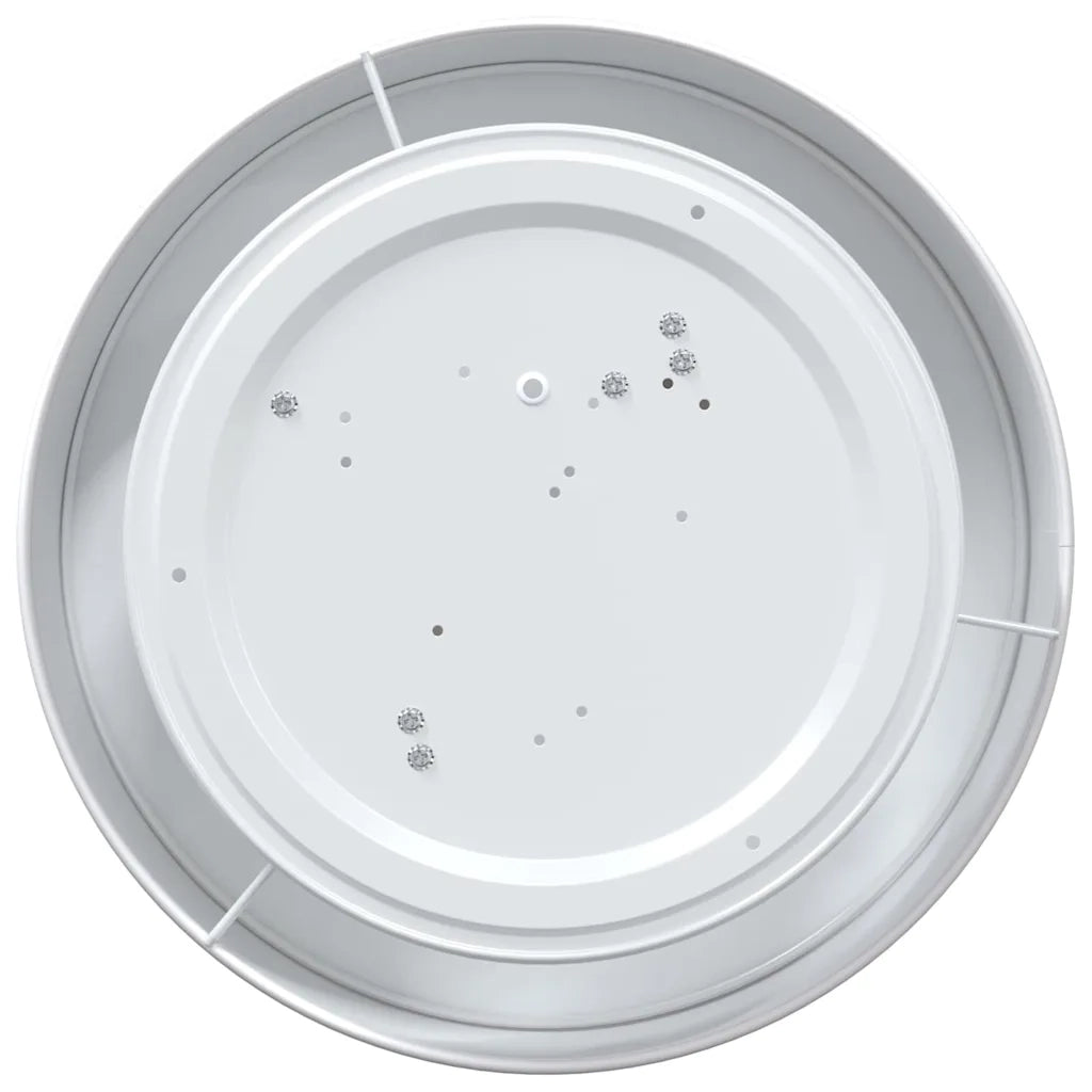 Lampada da soffitto Bianco 38 x 38 x 13,5 cm Tessuto CFW2183253