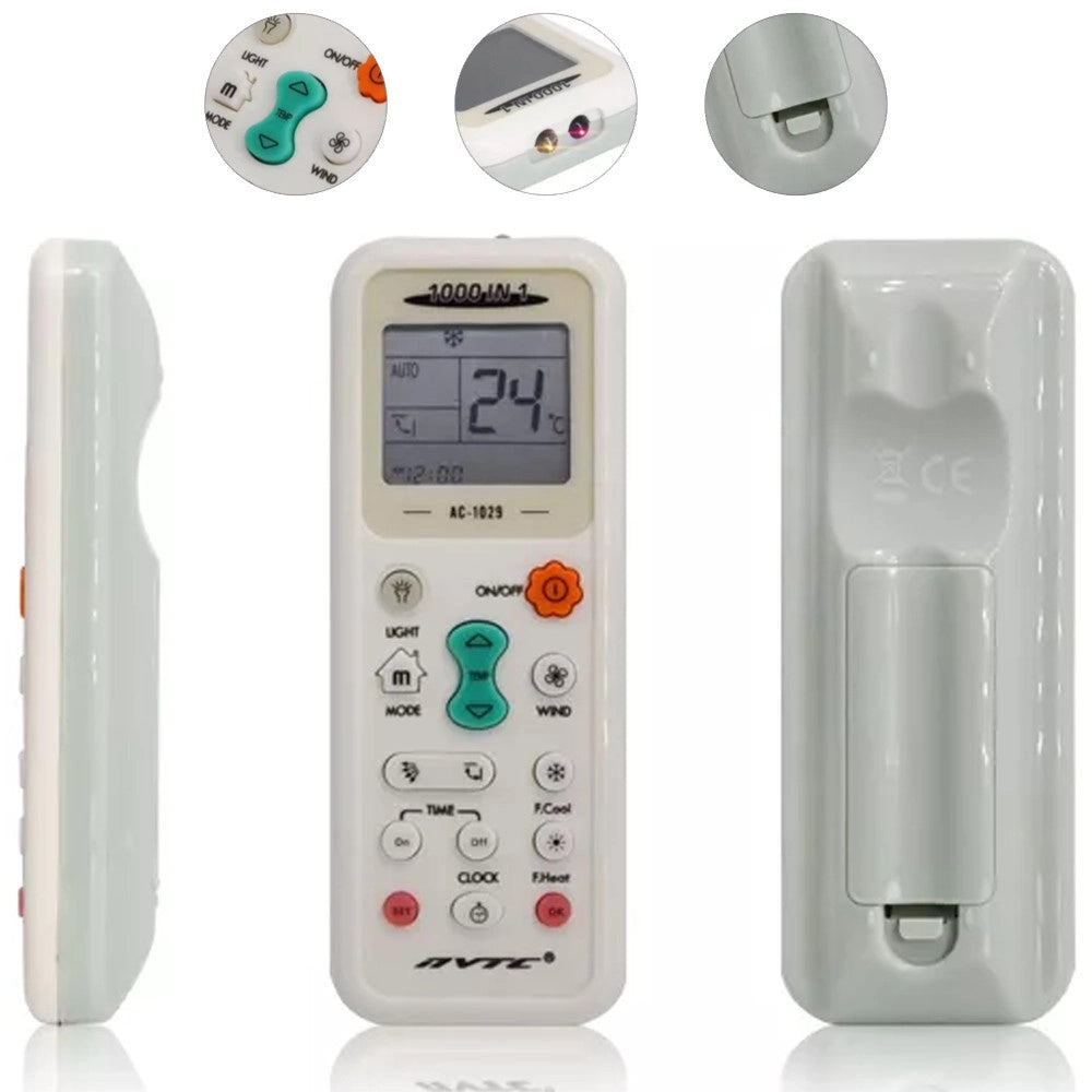 Trade Shop - Telecomando Universale A/c Per Aria Condizionata Climatizzatore Q-yk1059 Ricambio -