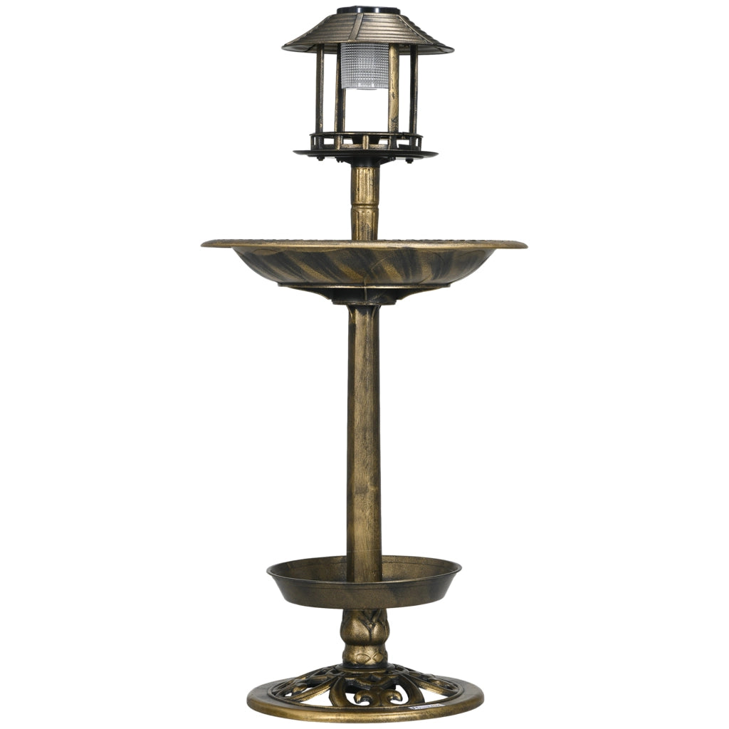 Vasca per uccelli casa per uccelli ¨C zephmum ¨C bronzo 50x50x110 cm