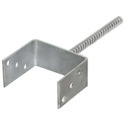 Picchetti per Recinzione 6 pz Argento 12x6x30cm Acciaio Zincato CFW6731733