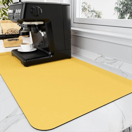 Matrice di assorbimento superiore per cucina 
Matte antiscivolo per cucina con funzione di drenaggio
Matte per schotel di cucina con funzione di drenaggio
Idoneo per lavabo con getto di acqua calda
Antiscivolo per cucina con funzione di drenaggio