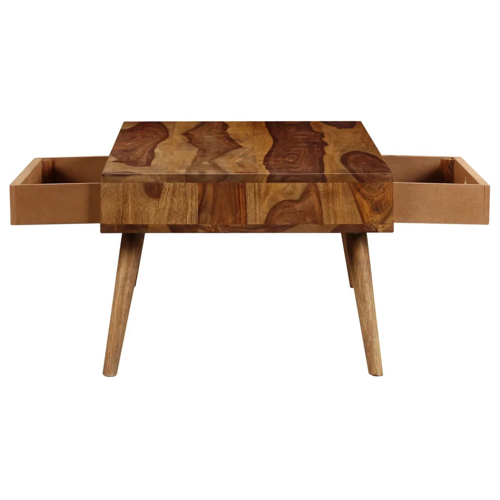 Tavolino da Salotto 110x50x35 cm in Legno Massello di Acacia 246223