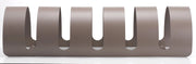 Rastelliera Portabici 5 Posti in Ferro 90x30x23 cm Belfer Bike Rack 42/PB Tortora