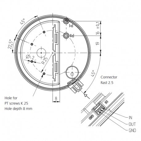 Trasduttore di pressione HUBA  TDPUP3-8M