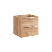 Mobile sottolavabo NALYA 60 cm – Rovere chiaro – Eleganza naturale e design sospeso