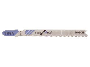 LAMA PER SEGHETTO ALTERNATIVO PER METALLO (T118A)- - lama mm.50, blister da pz.5 - 1 blister BOSCH