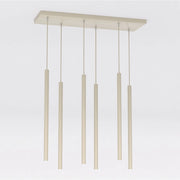 Lampada a sospensione SELTER in acciaio beige