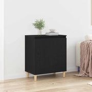 Credenza-Buffet-Armadio da cucina Nero 60 x 35 x 70 cm Legno multistrato