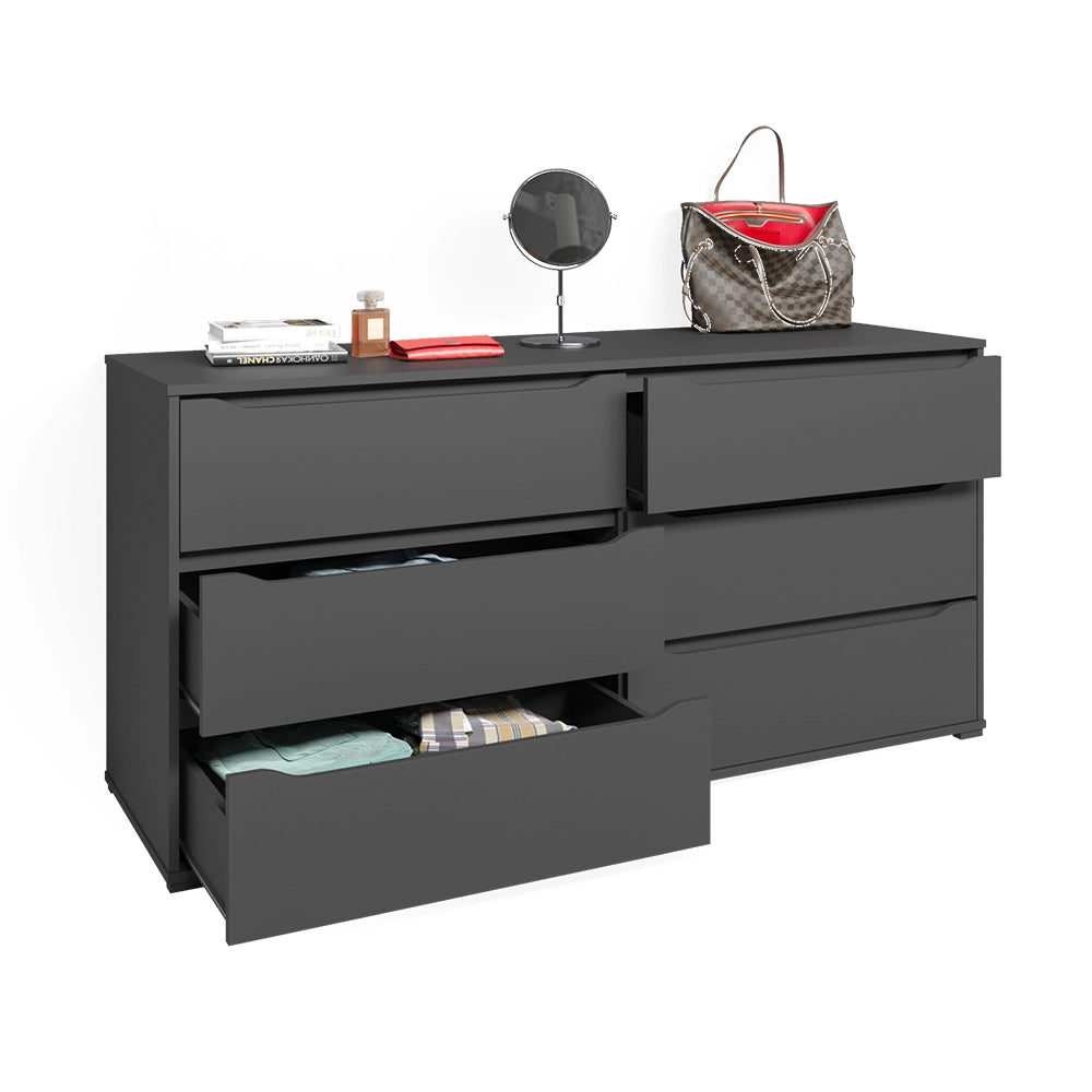 Vicco Cassettiera per camera da letto Antracite 48 x 77.6 cm