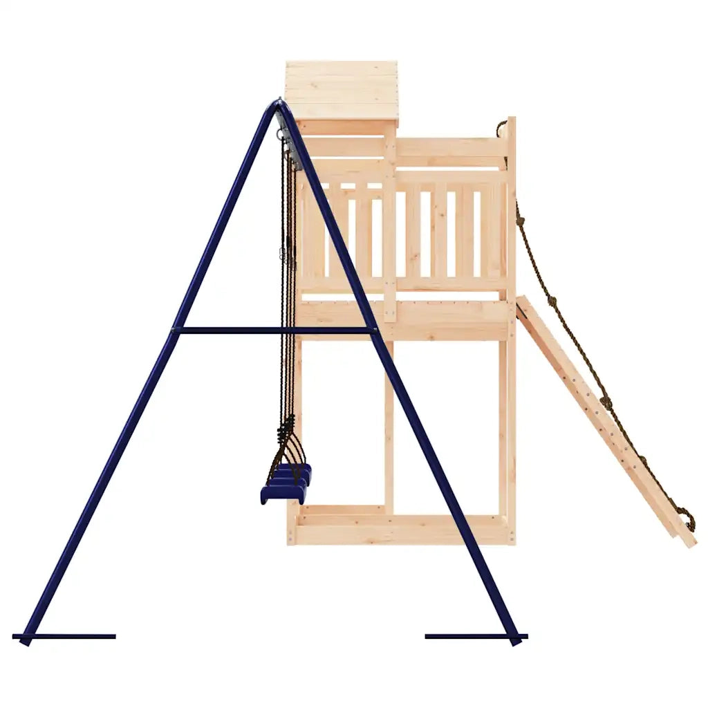 Set da Gioco da Esterno in Legno Massello di Pino 3156880