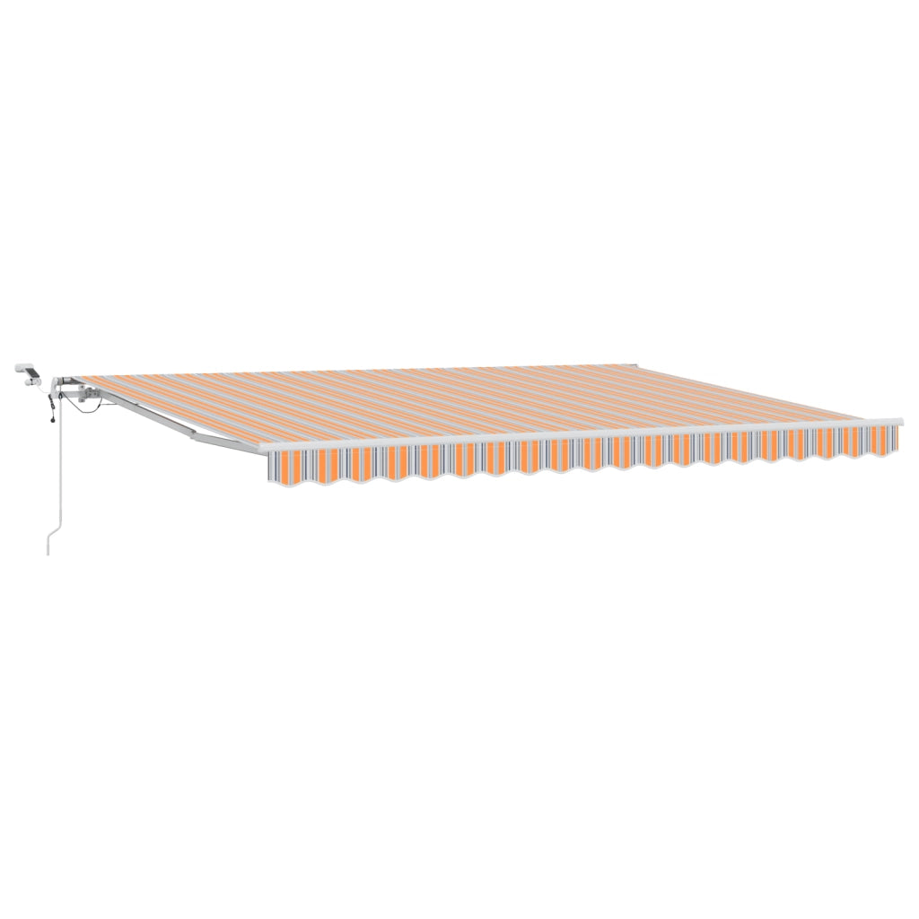 Tenda Retrattile Automatica con Striscia Multicolore a LED 450x350 cm