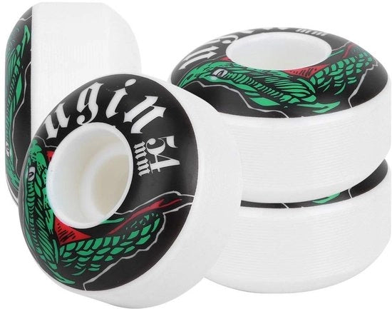 Ruote per skateboard da 4 - 54/32 MM - Materiale PU resistenti - Alta resistenza allo sforzo - Adatti per skateboard per adulti - Leggero e veloce