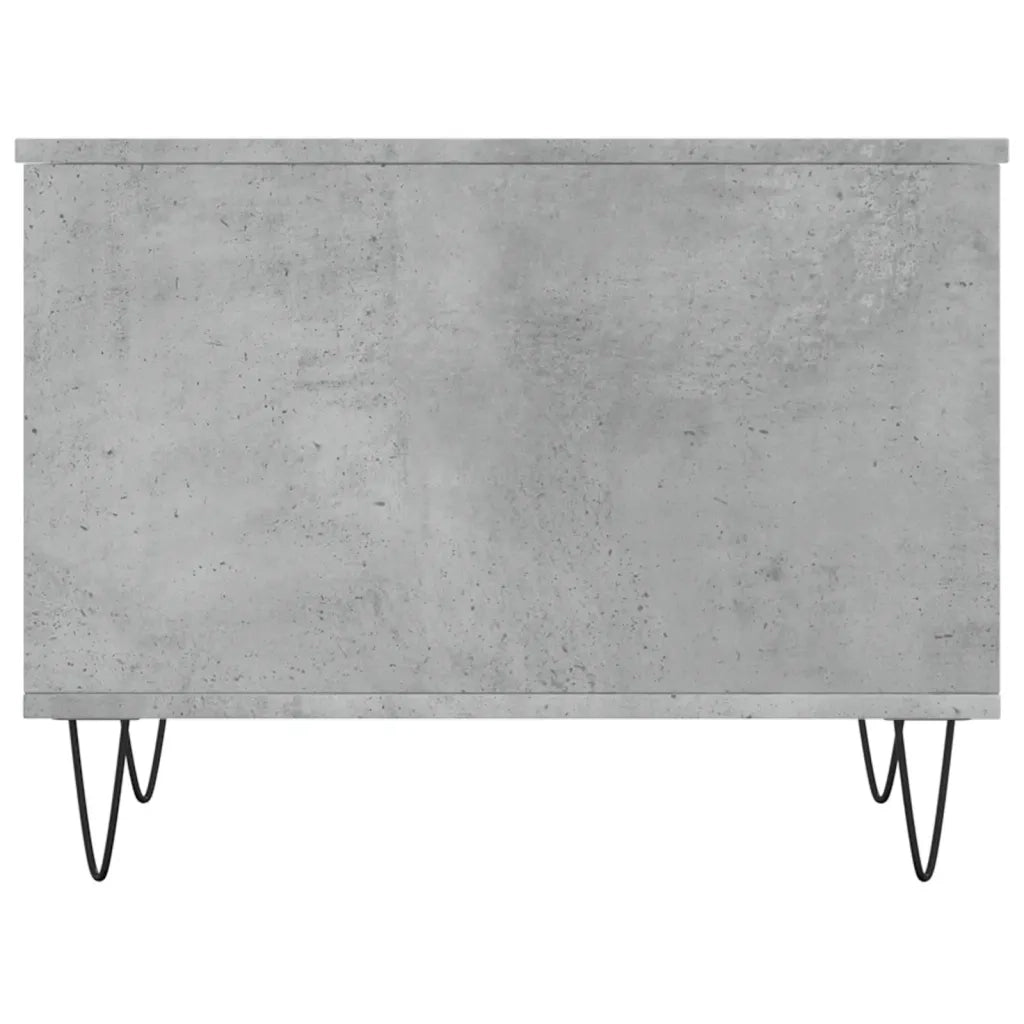 Tavolino salotto | Tavolino da caff¨¨ | Tavolino da Soggiorno Grigio Cemento 60x44,5x45 cm Legno Multistrato
