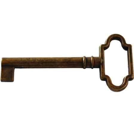 CHIAVE PER MOBILI '7010' 31x67 mm - Patinato antico - GIUSTI