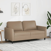 vidaXL Divano a 2 Posti Cappuccino 140 cm in Similpelle