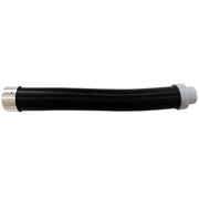 Kit di aspirazione stufe a pellet tubo DN 50 / 40 nero flessibile estensibile 150 cm canna fumaria pellet