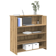 Banco Reception Rovere Artigianale 100x50x103,5cm in Truciolato
