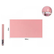 Trade Shop - Rotolo Pellicola Adesiva Colore Rosa 45cm X 5mt Per Mobili Carta Da Parati 71124 -