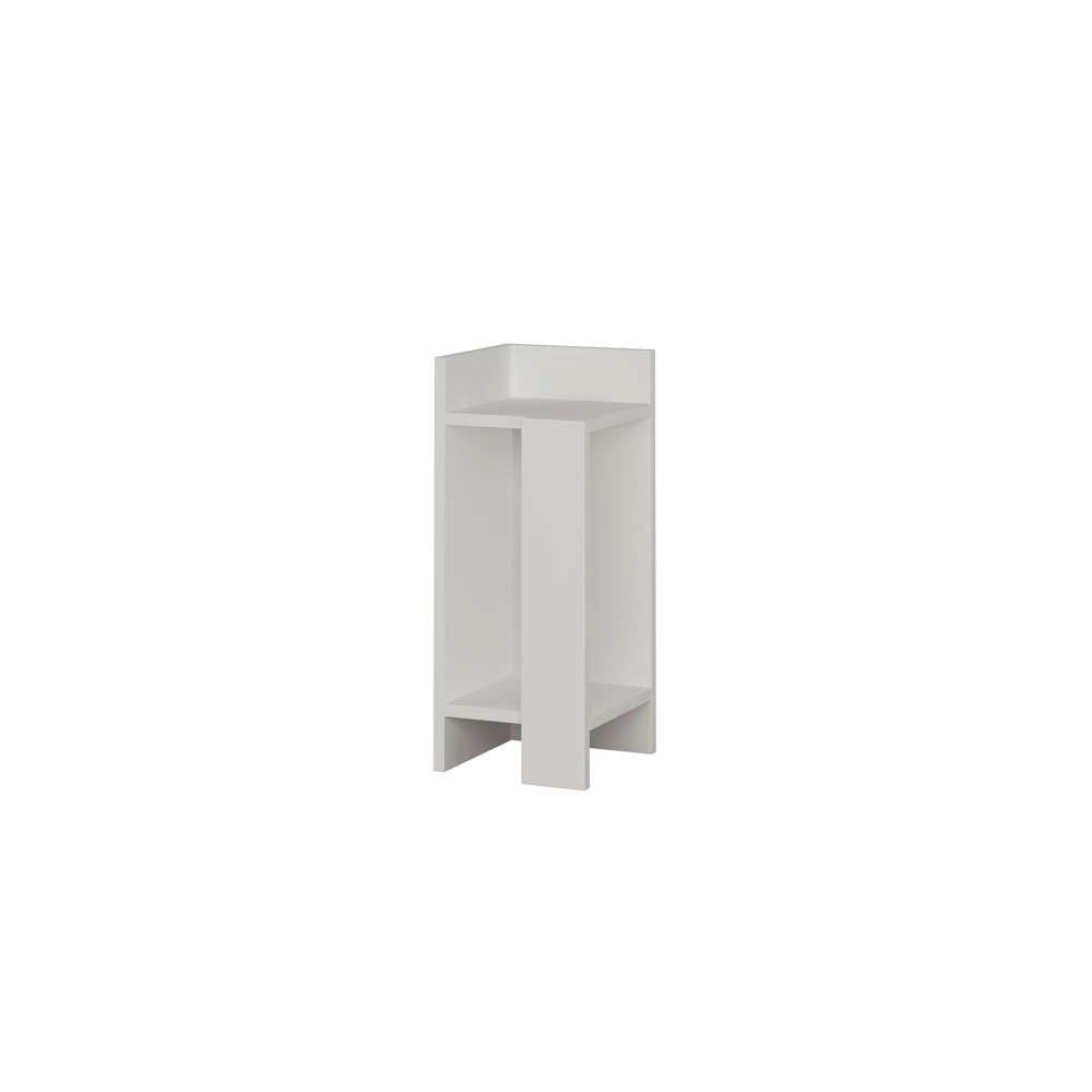 Tavolino comodino di design Elos 25x27x60h sinistro colore bianco