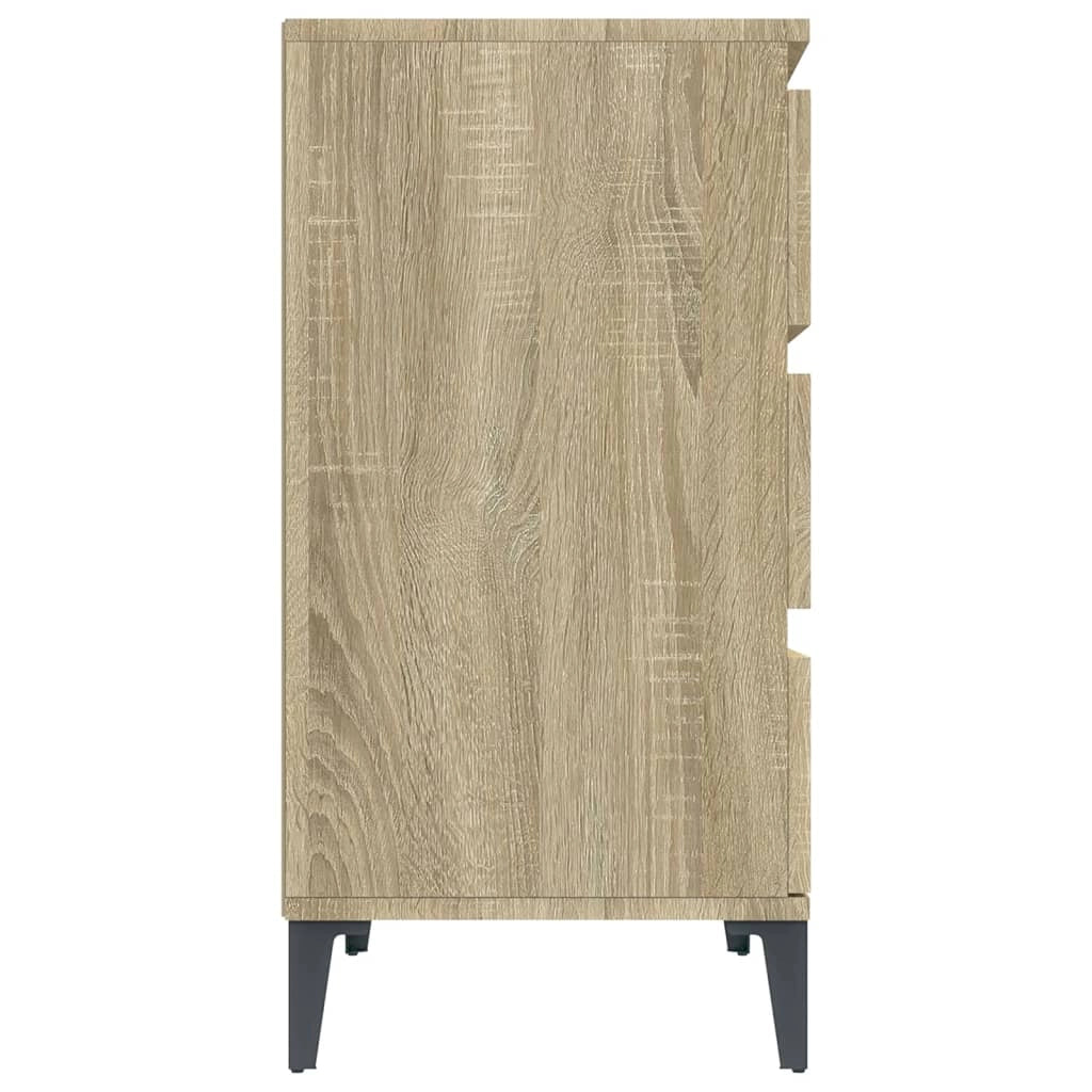 Buffet credenza cassettiera armadio mobile contenitore organizer cucina soggiorno rovere Sonoma 60 x 35 x 70 cm legno ingegnerizzato marrone 02_0031615