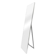 Specchio a cavalletto basculante a figura intera 150 x 35 cm argento 03_0007967