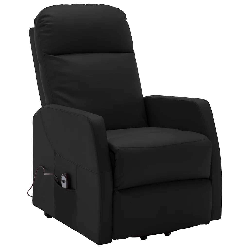 Poltrona Alzapersona Nera in Similpelle 321366
