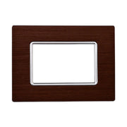 Placca In Alluminio Serie Solar 3P Colore Bronzo Compatibile Con Bticino Matix