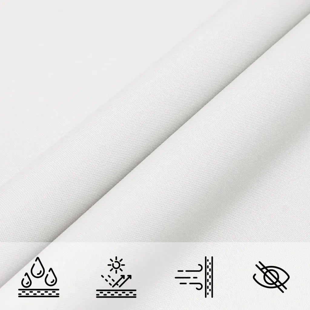 Vela Ombreggiante-Parasole a vela Oxford Triangolare 3x3x4,24 m Bianco