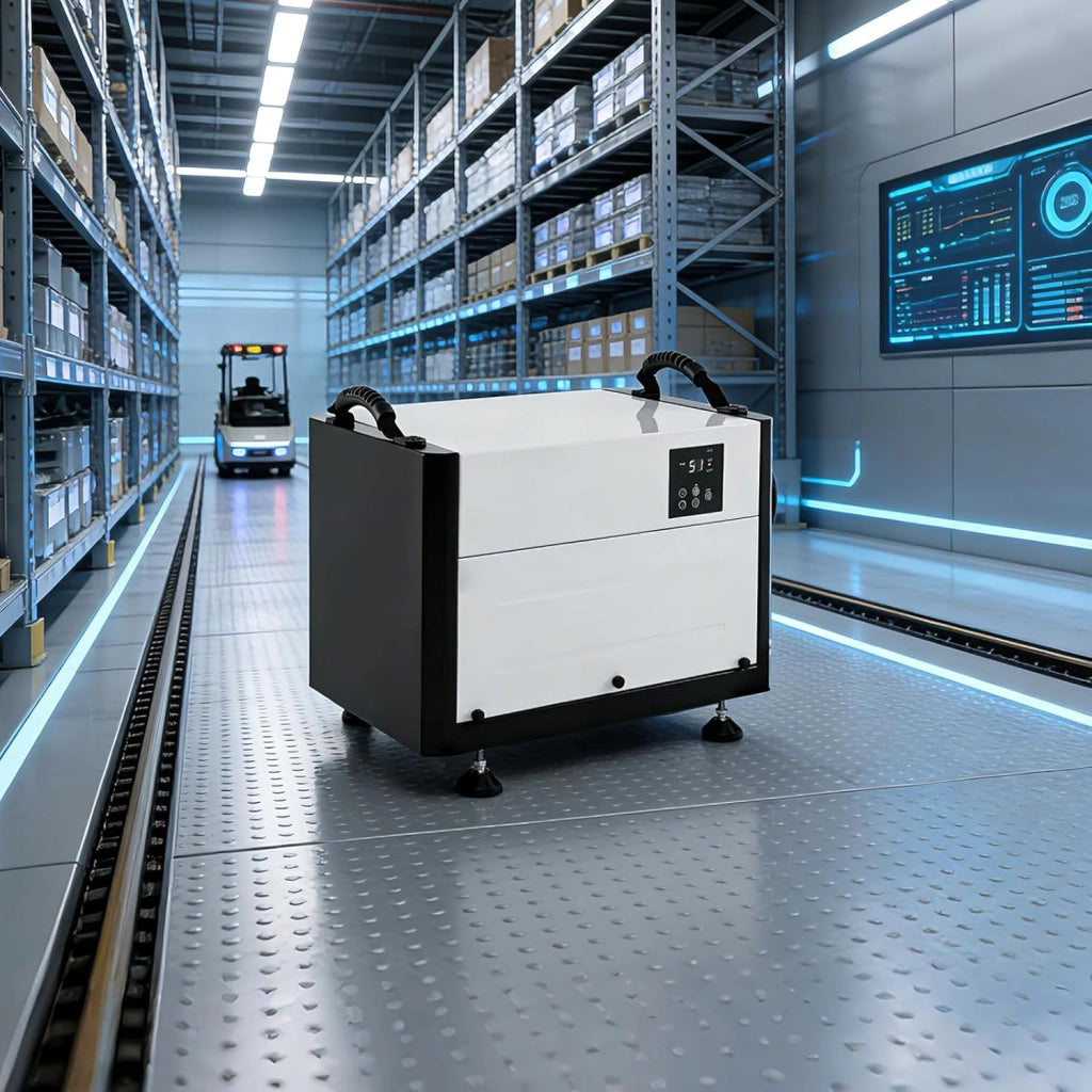 Deumidificatore Elettrico 58,5 L/Giorno, 357 m³/H, Deumidificatore Professionale 3 Modalità, Tubo di Scarico, Filtro Rimovibile, per Cantine, Magazzini, Scantinati (Bianco, 52 X 35,5 X 35 CM)