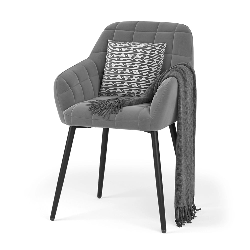 Vicco sedie Grigio 53.5 x 55.5 cm