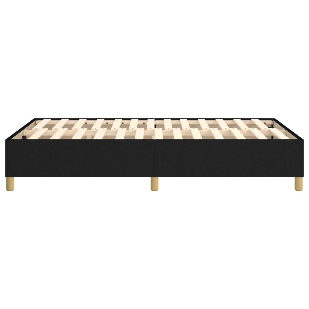 Struttura Letto a Rete a Molle Nero 120x200 cm Tessuto 3120947