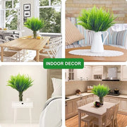 Pacco di 12 piante artificiali 40cm Fern Boston Greenery Heesters Buiten UV-resistente Plastiche piante per Casa finestra Giardino Patio Pergola Veranda Decorazione