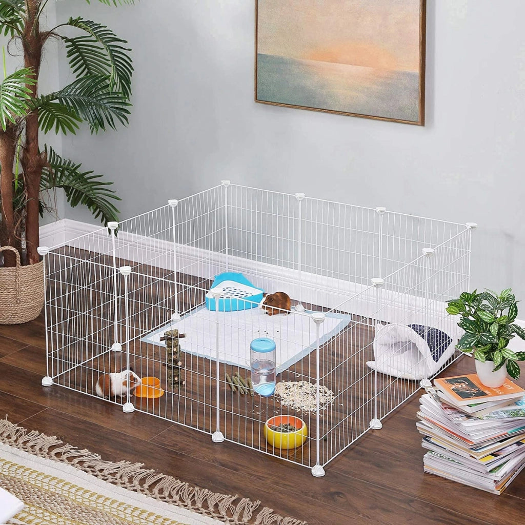 Recinto Modulare per Piccoli Animali Oskar Bianco