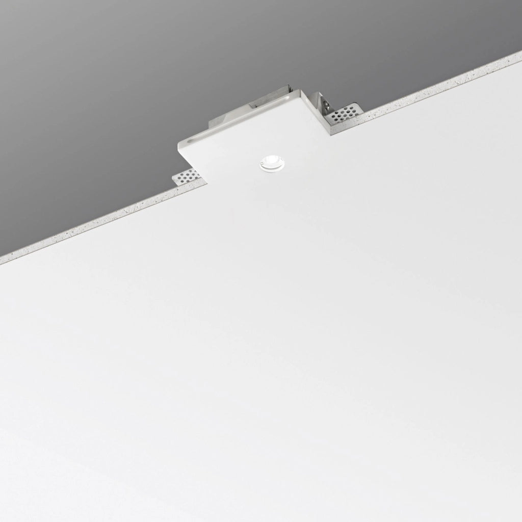 INCASSO LED COMET QUADRATO IN GESSO 7W 900LM 3000K 120X120X28MM IN GESSO VERNICIABILE