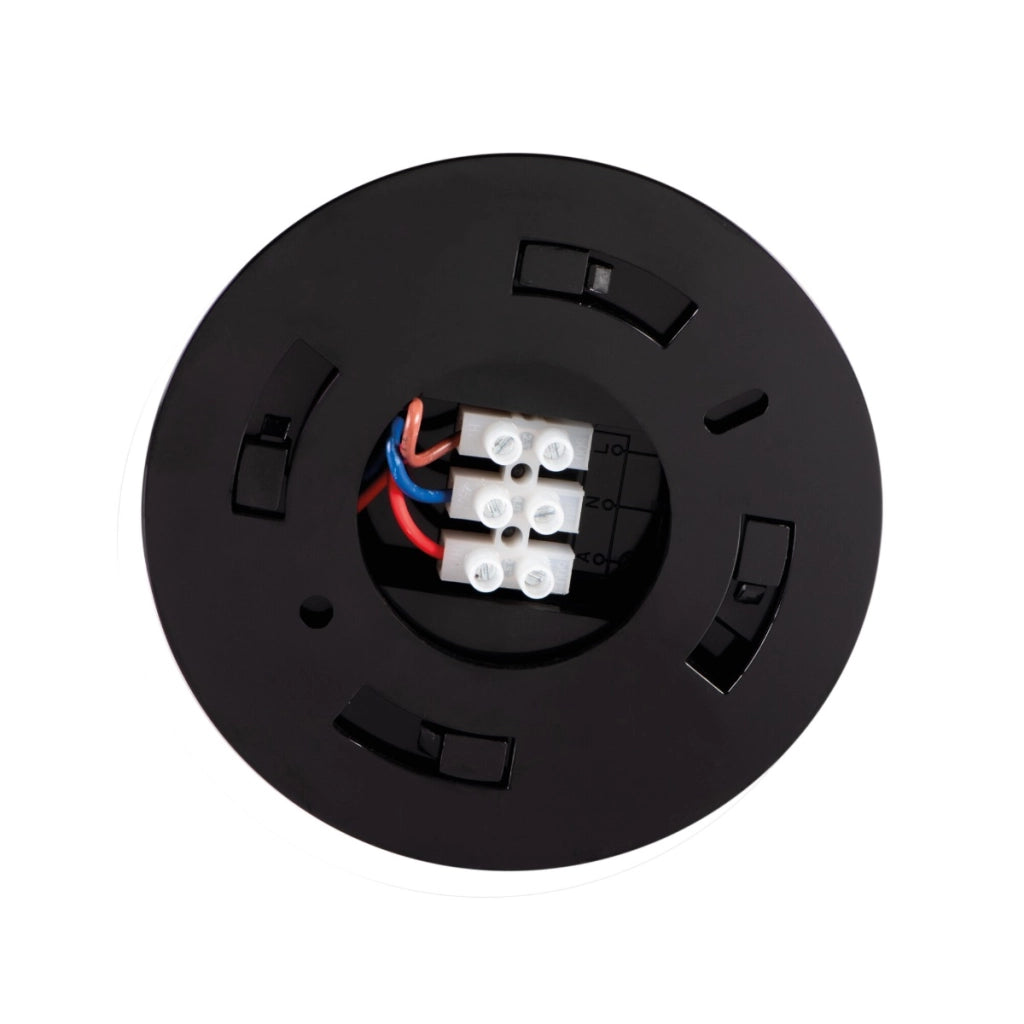 Sensore PIR nero soffitto Ø11,5cm 10m IP20 Kanlux ZONA
