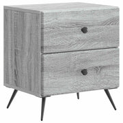 Armadio da Notte con cassetto Grigio Sonoma 43 x 34,5 x 47,5 cm
