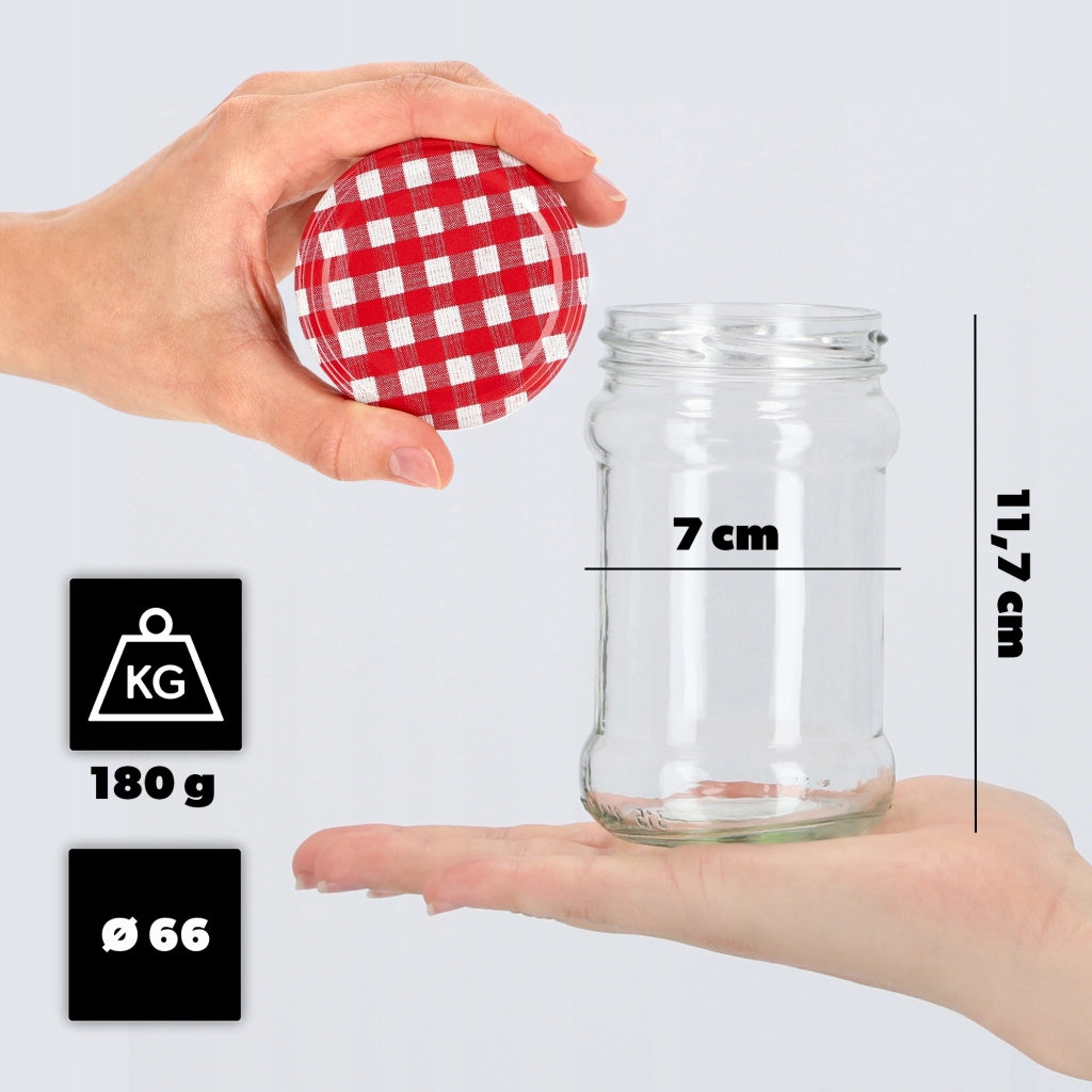 KADAX 10x Vasetti 315ml Per Conserva Marmellata Di Miele Con Tappo