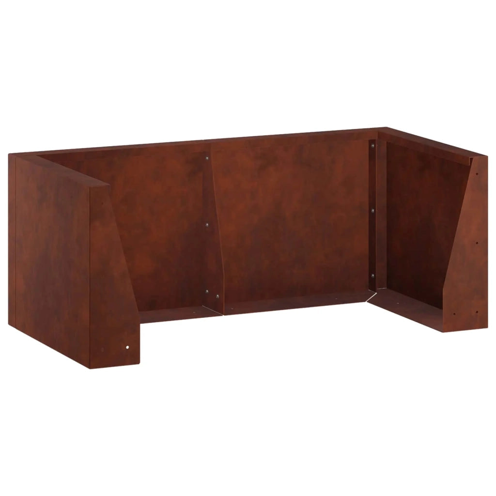 Muro di contenimento 8 pz 300 x 100 x 30 cm Acciaio Corten 3449246
