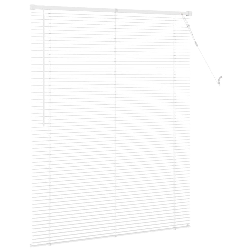 Tenda Veneziana Bianco 150 x 120 cm 25 mm PVC