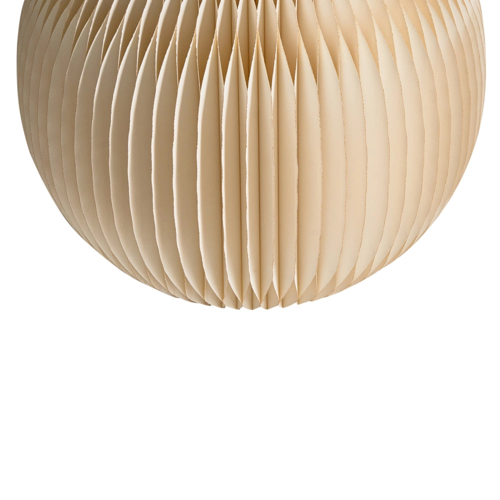 Set di 2 statuine natalizie Pupazzo di neve Beige Carta a nido d'ape Effetto 3D Stile Origami Motivo festivo