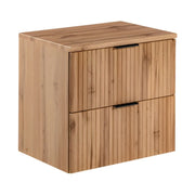 Set da bagno NOXERA 60 cm – Rovere wotan – Mobile sottolavabo con piano per lavabo