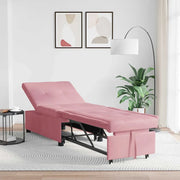 Divano letto-Sofa Letto-Daybed Rosa 194 x 67 x 82 cm Velluto