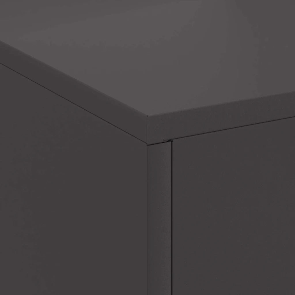 Focolare Nero 80 x 50 x 96 cm Acciaio laminato a freddo 858936