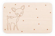 Scultura in legno per bambini con tema animali, ideale come regalo per battesimo, compleanno e Natale