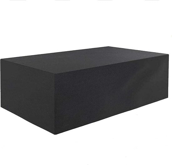 Copertura di tavolo da giardino 260 x 135 x 82 cm - Idrorepellente, Resistente ai raggi UV, Resistente all'inverno, Nero